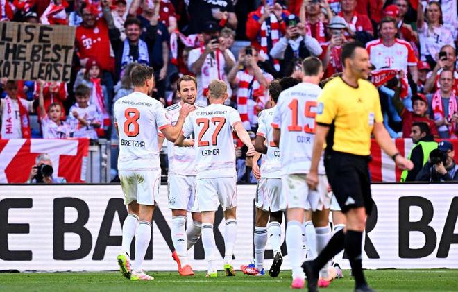 凱恩破門，穆勒告別，拜仁主場(chǎng)2:0完美收官。