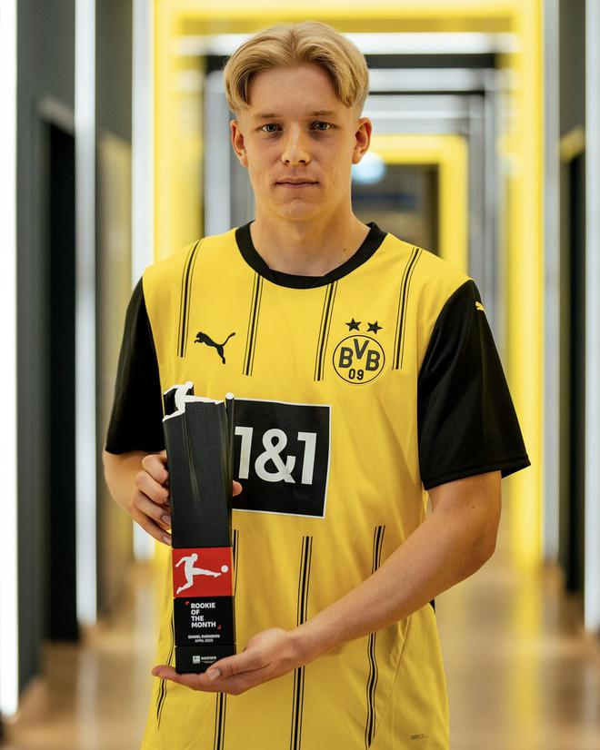 斯文松，多特左后衛(wèi)，4月德甲最佳新人獎(jiǎng)得主，一球兩助攻。