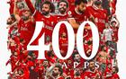 薩拉赫利物浦生涯第400次出場(chǎng)，里程碑之戰(zhàn)。