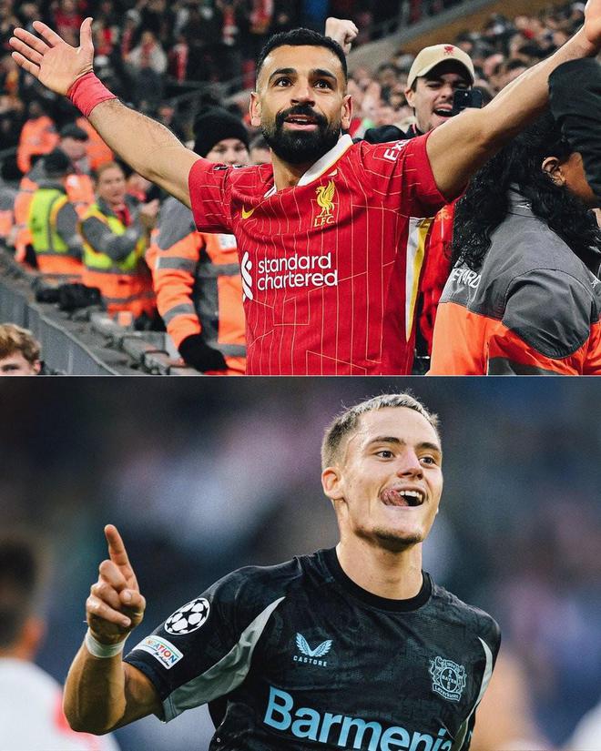 近兩季五大聯(lián)賽雙數(shù)進(jìn)球助攻：薩拉赫、維爾茨