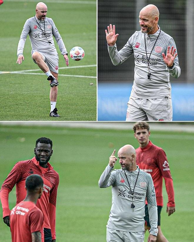 ESPN圖：滕哈赫領(lǐng)隊勒沃庫森首訓