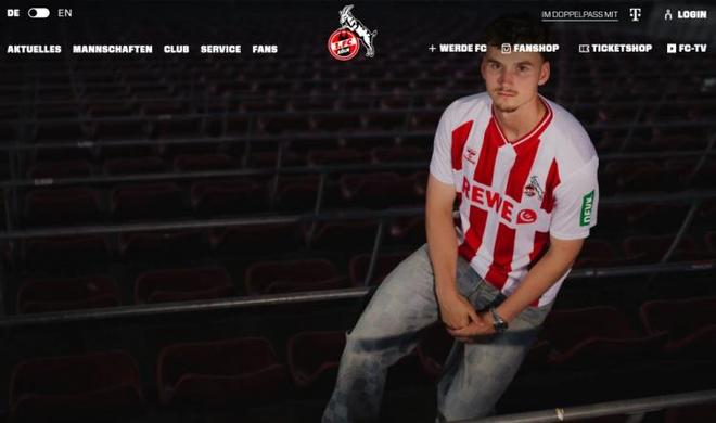 科隆簽下范登伯格，21歲中衛(wèi)，轉(zhuǎn)會(huì)費(fèi)1000萬歐。