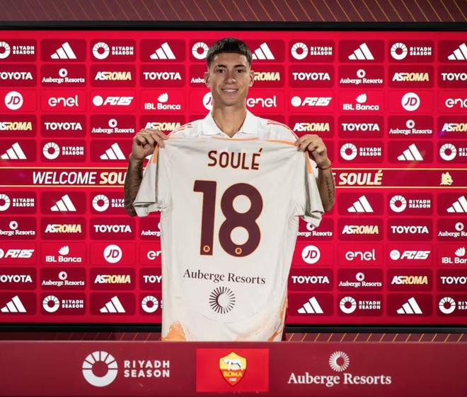 意媒：多斯有意蘇萊，估價3000萬歐，羅馬不放人。