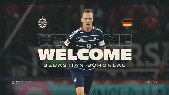 官方：漢堡隊(duì)長朔恩勞加盟溫哥華白浪，簽1+1年合同