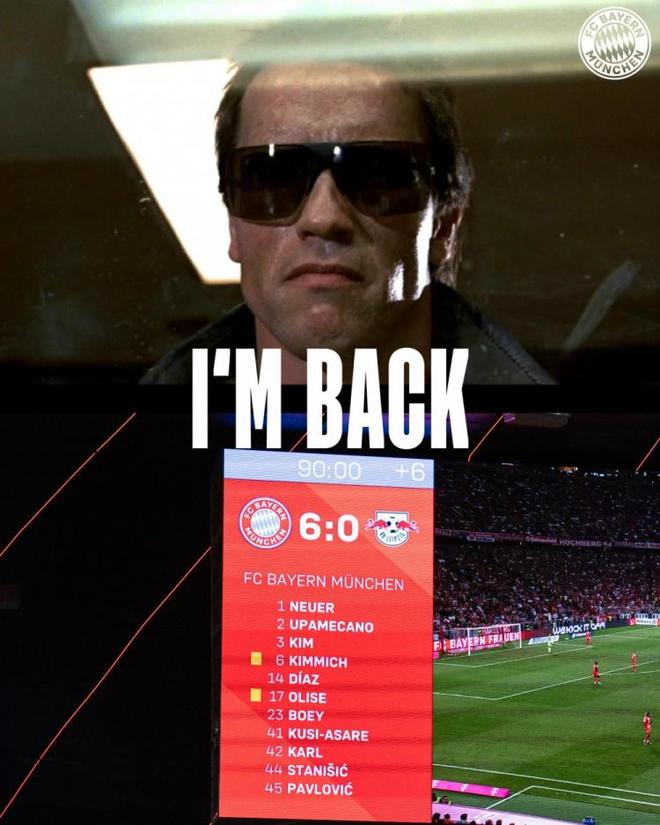 拜仁大勝！德甲首輪6-0，曬終結(jié)者海報