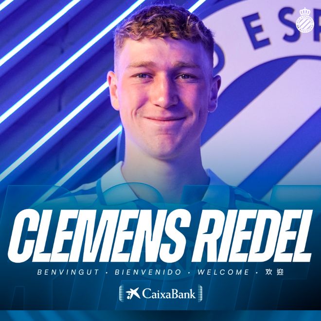 西班牙人簽約達(dá)姆施塔特后衛(wèi)雷達(dá)爾，轉(zhuǎn)會(huì)費(fèi)200萬歐。